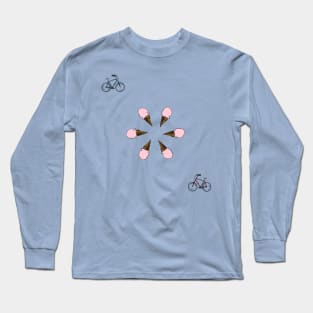 Bikes and ice cream cones Long Sleeve T-Shirt